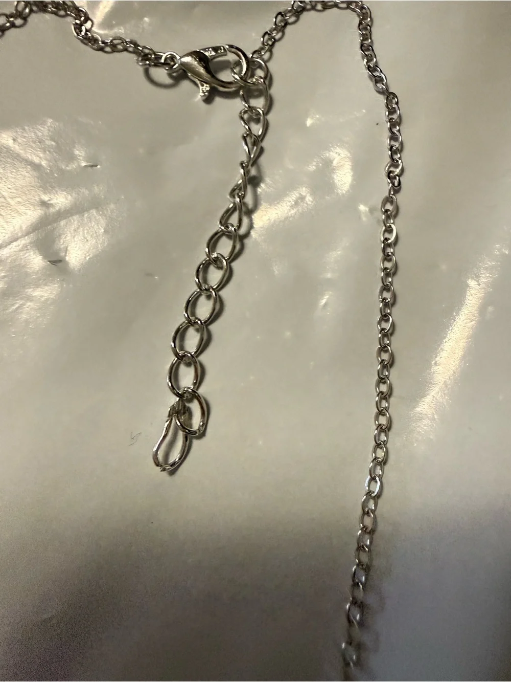 Silver Four Leaf Clover Pendant Necklace - Women Jewelry